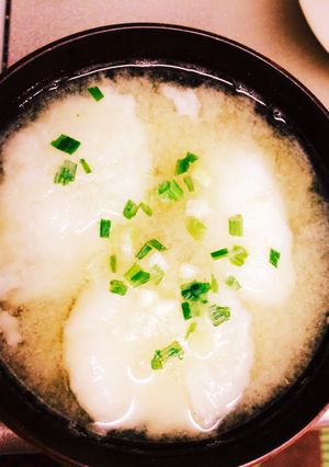 山芋餅のお味噌汁-レシピのメイン写真
