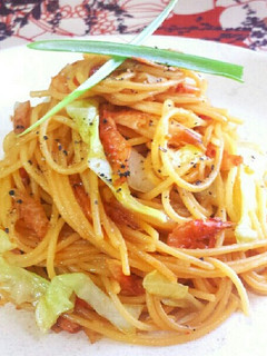 ランチに*桜海老とキャベツのパスタ*-レシピのメイン写真