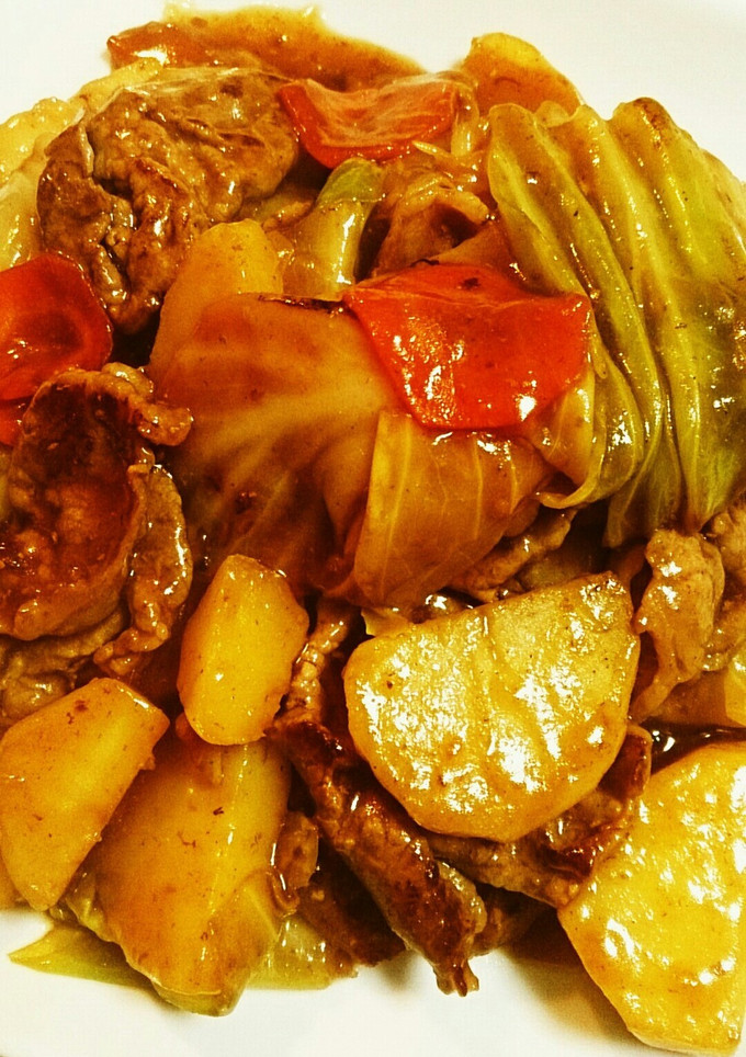 とろみが良い！牛肉と野菜のオイスター煮-レシピのメイン写真