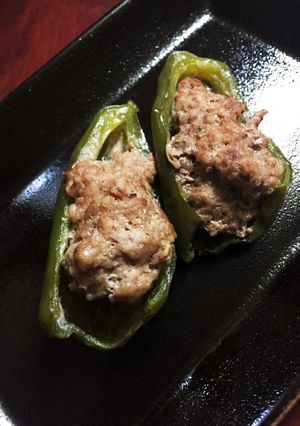 ピーマンの肉詰め-レシピのメイン写真