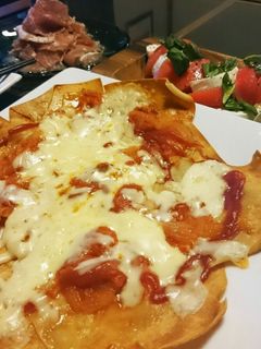 ワンタンの皮でピザ-レシピのメイン写真