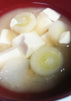 豆腐とかぶの味噌汁-レシピのメイン写真