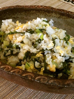 ふんわり。野沢菜チャーハン-レシピのメイン写真
