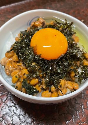美活⭐︎腸活⭐︎バター香る納豆卵かけご飯-レシピのメイン写真
