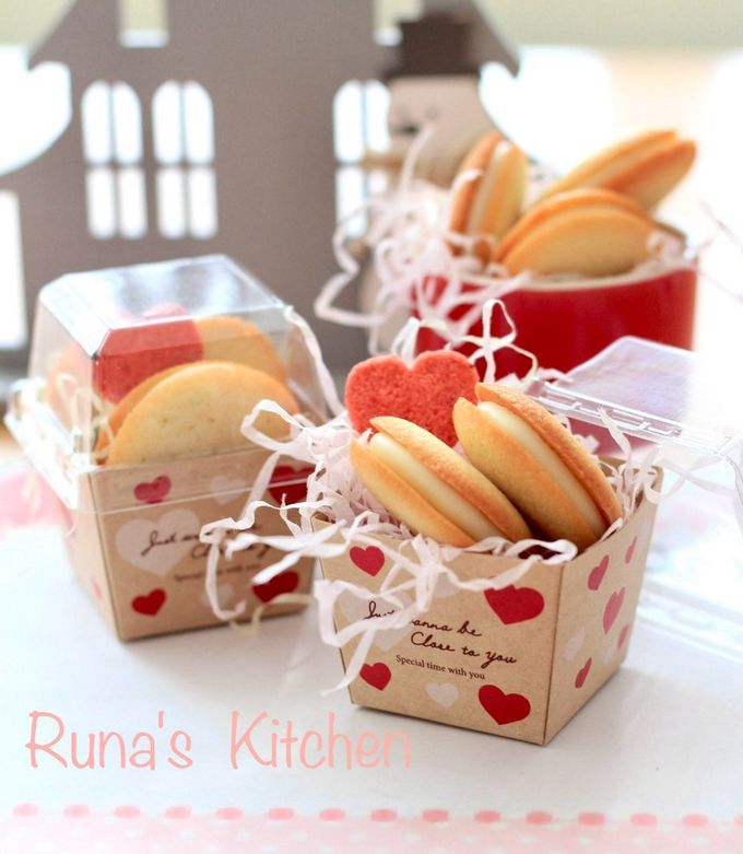卵白1個で♬ガナッシュサンドラングドシャ by runa10 【クックパッド