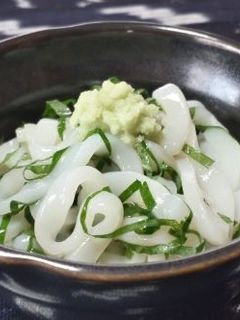 いかの大葉あえ-レシピのメイン写真