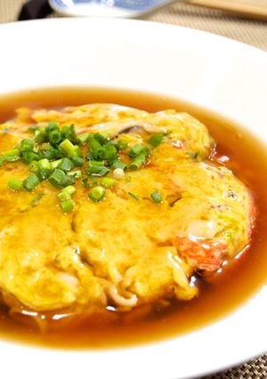 簡単かに玉の甘酢あん♪天津飯にも-レシピのメイン写真