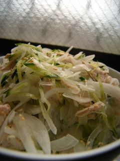 ささみと玉ねぎの和え物-レシピのメイン写真