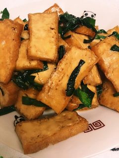 厚揚げとニラ炒め♪-レシピのメイン写真