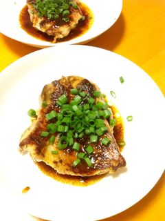 手作り照り焼きソースの鶏もも肉ステーキ-レシピのメイン写真