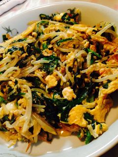 美味しいニラ玉もやし♪♪-レシピのメイン写真