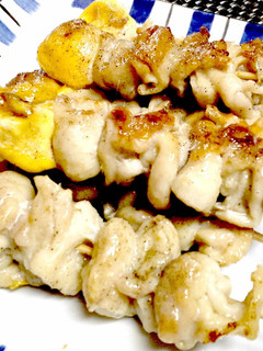 節約★絶品【鶏皮と冷凍卵の焼き鳥】^^♪-レシピのメイン写真
