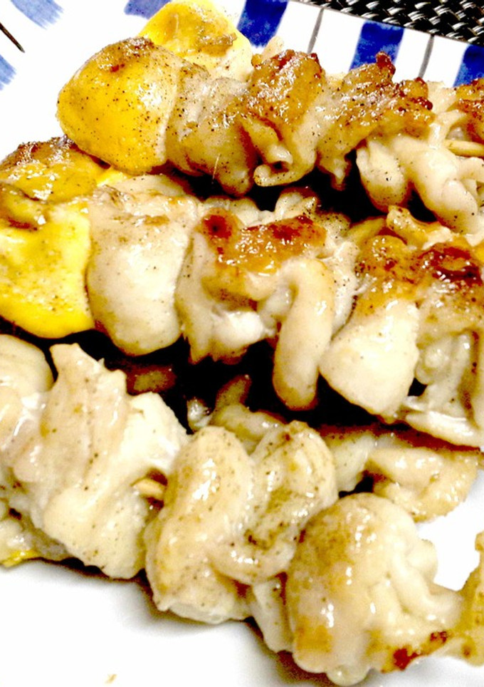 節約★絶品【鶏皮と冷凍卵の焼き鳥】^^♪-レシピのメイン写真