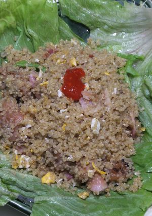 キヌアと焼き鳥のチャーハン風-レシピのメイン写真