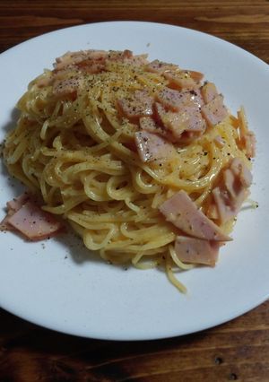 生クリームも牛乳もなしのカルボナーラ-レシピのメイン写真
