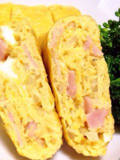 ✽ベーコンと玉ねぎの卵焼き✽-レシピのメイン写真