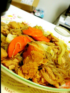 白滝のなんちゃってしょっつる焼きそば-レシピのメイン写真