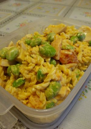 煮卵と枝豆の春色サラダ-レシピのメイン写真