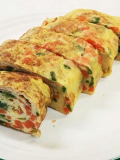 カラフル 卵焼き(お弁当にも)-レシピのメイン写真