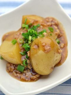 新じゃがのそぼろあんかけ-レシピのメイン写真