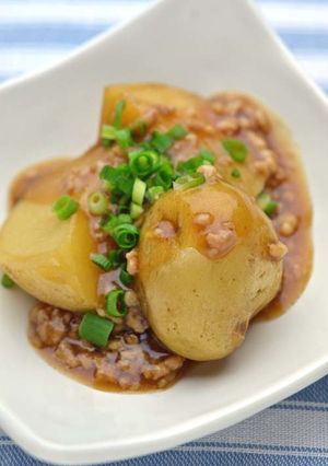 新じゃがのそぼろあんかけ-レシピのメイン写真