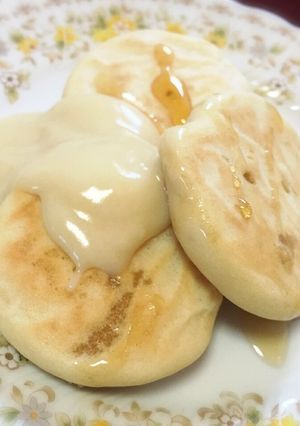 アレルギー対応米粉パンケーキ&カスタード-レシピのメイン写真