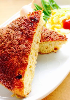 ふんわりさっくりバナナパンケーキ-レシピのメイン写真
