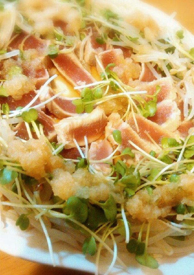 マグロのタタキ風♪-レシピのメイン写真