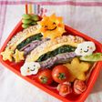 春デコ弁♪虹色おにぎらず