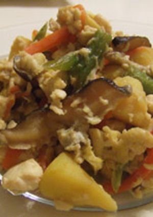★お芋ゴロゴロ炒り豆腐★-レシピのメイン写真