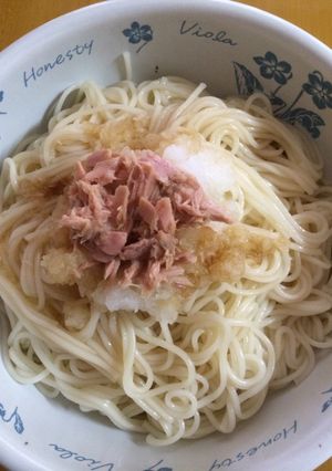 簡単!ツナおろしそうめん-レシピのメイン写真