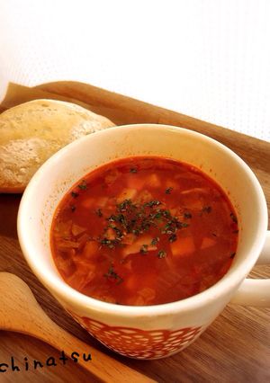 野菜たっぷり♡ミネストローネ-レシピのメイン写真