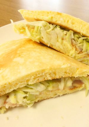 パンケーキで沼サン♪-レシピのメイン写真