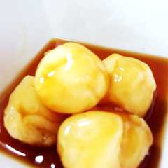 白玉粉いらず！レンジで簡単みたらし団子♪-レシピのメイン写真