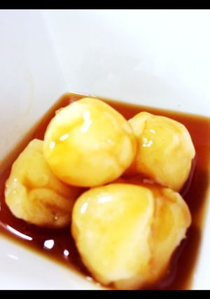白玉粉いらず！レンジで簡単みたらし団子♪-レシピのメイン写真