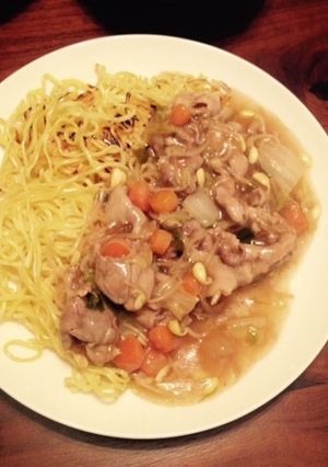 あんかけかた焼きそば☆中華料理店の味♩-レシピのメイン写真