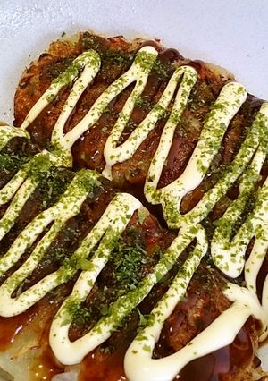 もっち旨♪お好み焼き風じゃが大根もち-レシピのメイン写真