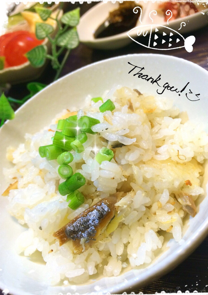 昆布茶で炊く塩鯖の簡単炊き込みご飯-レシピのメイン写真