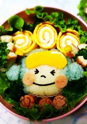 簡単キャラ弁 LINE5 ムーン-レシピのメイン写真
