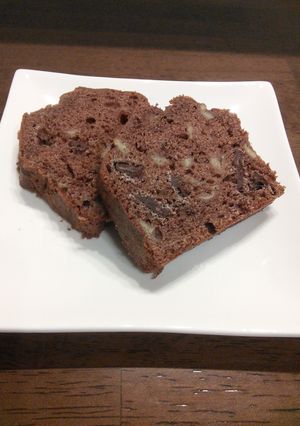 HMでザクザクチョコバナナパウンドケーキ-レシピのメイン写真