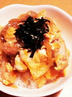 長ネギでカツ丼(*´艸`*)-レシピのメイン写真