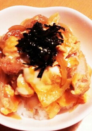 長ネギでカツ丼(*´艸`*)-レシピのメイン写真