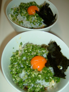 しらすのりたまうどん-レシピのメイン写真