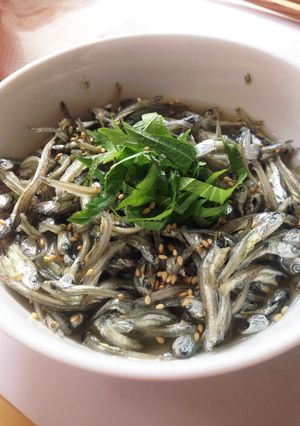 雑魚のカボス酢和え♪-レシピのメイン写真