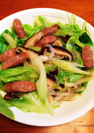 新玉ねぎと春キャベツのスペイン風炒め-レシピのメイン写真