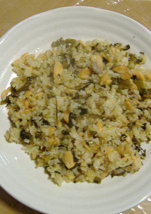 高菜と鮭の醤油味チャーハン-レシピのメイン写真