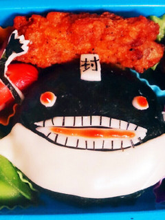 妖怪ウォッチキャラ弁『どんどろ』-レシピのメイン写真