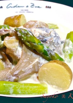鯖とじゃがいもの塩レモンクリームシチュー-レシピのメイン写真