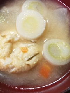 がんも味噌汁-レシピのメイン写真