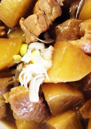 豚バラブロック大根の角煮風♡-レシピのメイン写真